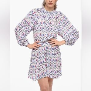 Isabel Marant Etoile Viscose AMANDINE Dress with Mandarin Collar